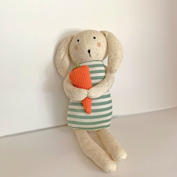 Target Pillowfort Bunny Rabbit with Carrot Figural Pillow Pal Stuffed Animal 17" - Picture 4 of 10